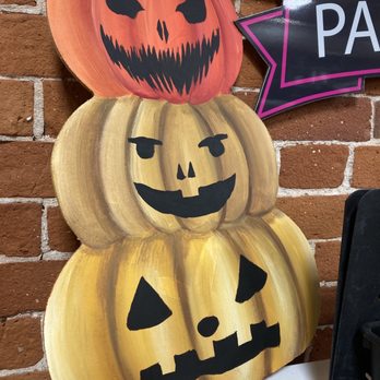 Brush It Off - Wooden cut outs to paint - this one you can paint a snowman on the back of! Double duty wood art. - Art Classes Near Me - Sturbridge, Massachusetts