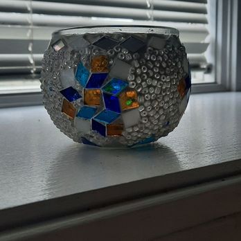 Mosaic Art Studio - Applied the grout the next day. - Art Classes Near Me - Kirkland, Washington