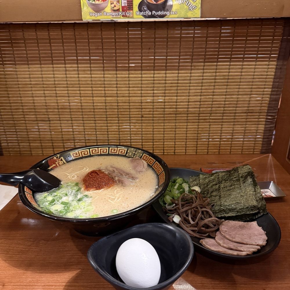 ICHIRAN - Times Square - Classic Tonkotsu Ramen and sides - Ramen Near Me - New York, New York
