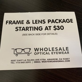 Wholesale Optical Eyewear - 12/2020 - Eyewear & Opticians Near Me - Anaheim, California