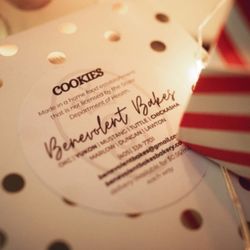 Benevolent Bakes Bakery - Labeling for Benevolent Bakes Christmas cookie boxes!