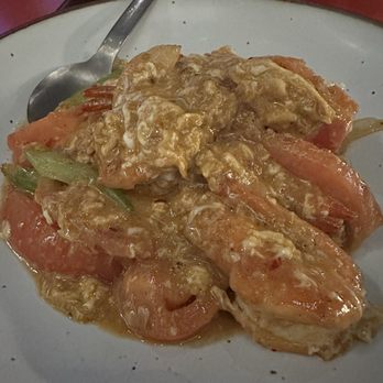 Nin Hao - Sautéd Egg Tomato With Curry Shrimp - Chinese Near Me - Brooklyn, New York Nin Hao - Sautéd Egg Tomato With Curry Shrimp - Chinese Near Me - Brooklyn, New York