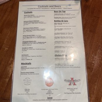 La Merenda - Drink menu - Tapas Bars Near Me - Milwaukee, Wisconsin