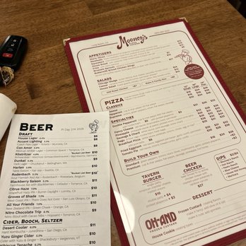 Mooney’s Pizza - Menu - Pizza Near Me - Long Beach, California