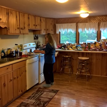 Timber Trail Lodge & Outfitters - Blue Spruce - kitchen again - lots of cabinet space - Resorts Near Me - Ely, Minnesota