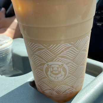 Charuma Tea Bar - XL Milk tea with boba - 25% sugar - Bubble Tea Near Me - Providence, Rhode Island Charuma Tea Bar - XL Milk tea with boba - 25% sugar - Bubble Tea Near Me - Providence, Rhode Island