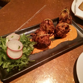 Juniper - Lump crab and artichoke beignets - New American Near Me - Tulsa, Oklahoma Juniper - Lump crab and artichoke beignets - New American Near Me - Tulsa, Oklahoma