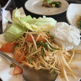 16. Papaya Salad - Thai style VERY spicy!!!