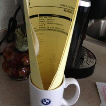 German Auto Service - Coffee Mug and Receipt upon Checkout :0) - Auto Repair Near Me - Phoenix, Arizona