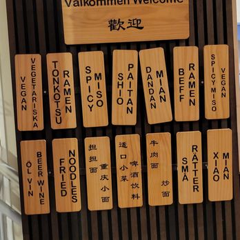 Aso Noodles - What you see upon entering. I wrote down what I wanted, but they speak English. - Restaurants Near Me - Stockholm, Alberta