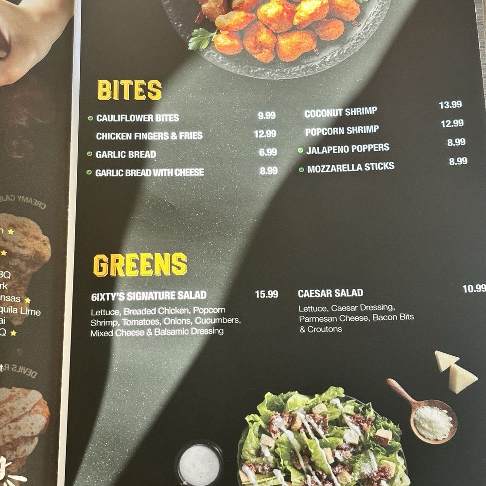 6ixty Wings - Menu - Chicken Wings Near Me - Toronto, Ontario
