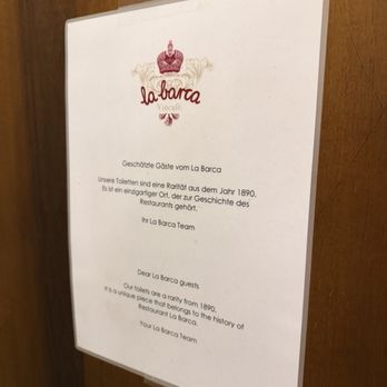 La Barca - Bathroom - Italian Near Me - Luzern, LU La Barca - Bathroom - Italian Near Me - Luzern, LU