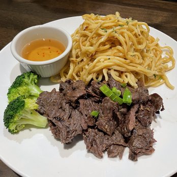 Perilla - Charbroiled Beef Garlic Noodle - Vietnamese Near Me - San Francisco, California Perilla - Charbroiled Beef Garlic Noodle - Vietnamese Near Me - San Francisco, California