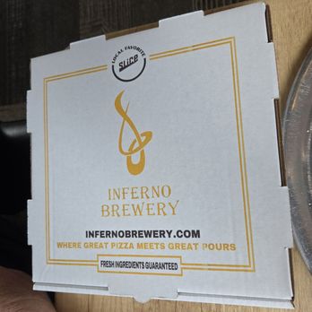 Inferno Brewery - Pizza box - Breweries Near Me - Ranson, West Virginia Inferno Brewery - Pizza box - Breweries Near Me - Ranson, West Virginia