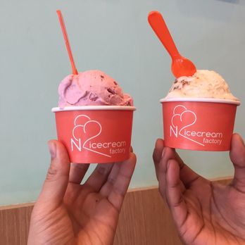 Nicecream - Strawberry fields and pineapple upside down cake - Ice Cream & Frozen Yogurt Near Me - Arlington, Virginia Nicecream - Strawberry fields and pineapple upside down cake - Ice Cream & Frozen Yogurt Near Me - Arlington, Virginia