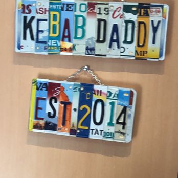 Kebab Daddy - Love it license plate from different State - Mediterranean Near Me - Montrose, California Kebab Daddy - Love it license plate from different State - Mediterranean Near Me - Montrose, California