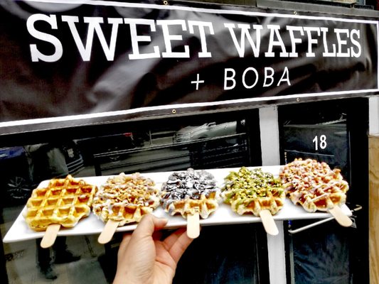 Sweet Waffles + Boba by null