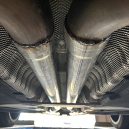 Straight pipe exhaust Straight pipe exhaust
