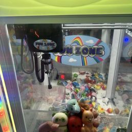 One of the claw machines One of the claw machines