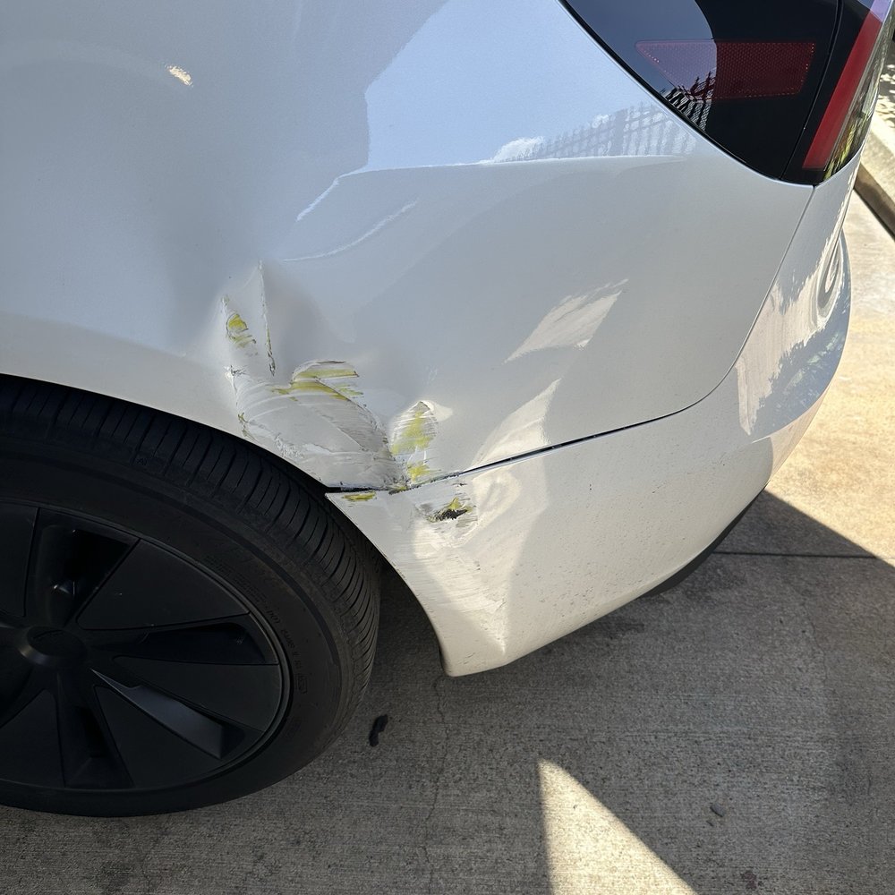 The damaged The damaged