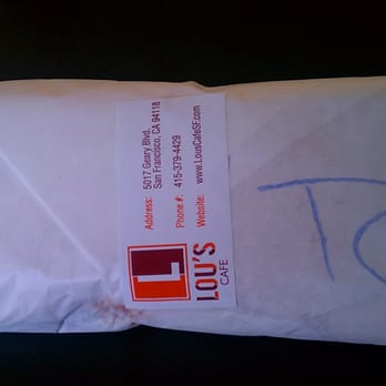 Lou's Cafe - The Yurkey Yanberry sandwich. - Coffee & Tea Near Me - San Francisco, California