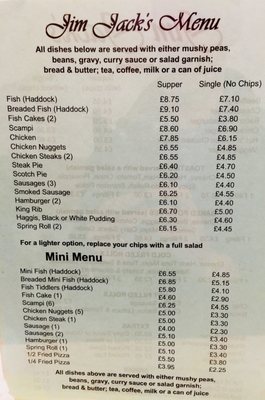 Menu photo 2 Jim Jacks Peebles, SCB