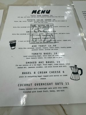 Menu photo 1 Makanai Honolulu, HI