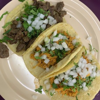 Acapulco Taqueria - 2 Chicken Tacos & 1 Steak Taco - Mexican Near Me - Tampa, Florida Acapulco Taqueria - 2 Chicken Tacos & 1 Steak Taco - Mexican Near Me - Tampa, Florida