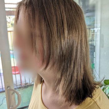 Hair Art Studio - Almost normal side, still WAY shorter in the front than it should been - Hair Salons Near Me - Costa Mesa, California Hair Art Studio - Almost normal side, still WAY shorter in the front than it should been - Hair Salons Near Me - Costa Mesa, California