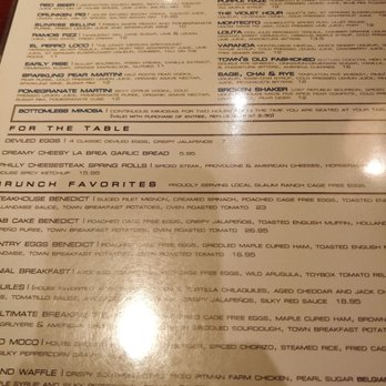 TOWN - Menu - Steakhouses Near Me - San Carlos, California TOWN - Menu - Steakhouses Near Me - San Carlos, California