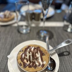 United Polaris Lounge - The cookie a la mode was great!