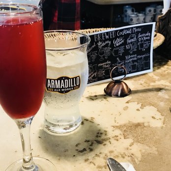 Brewed - Poinsetta!!! Champagne and cranberry juice - Coffee & Tea Near Me - Fort Worth, Texas