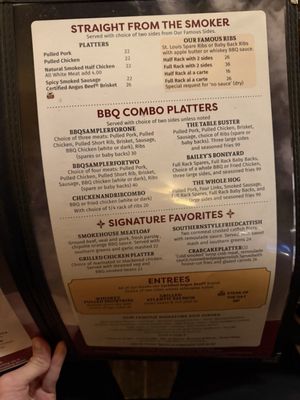 Menu photo 2 Bailey's Smokehouse Blauvelt, NY