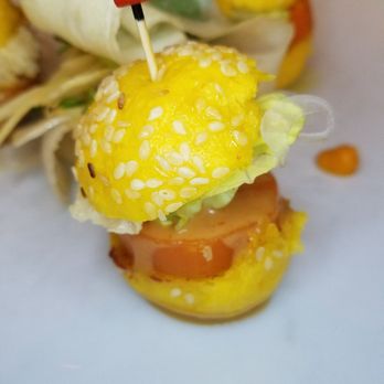 Dirt Candy - Carrot sliders entree. I recommend!!! - Vegetarian Near Me - New York, New York