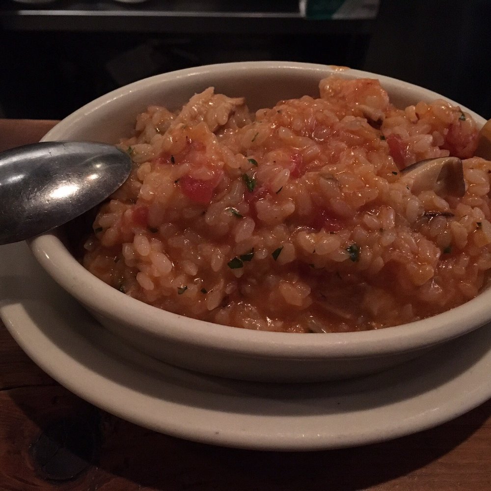 Bar B - Shrimp and mushroom risotto (special) - Italian Near Me - New York, New York Bar B - Shrimp and mushroom risotto (special) - Italian Near Me - New York, New York