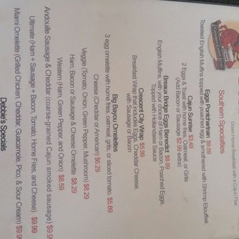 J. Gumbo's - J Gumbos breakfast nenu - Cajun/Creole Near Me - Louisville, Kentucky