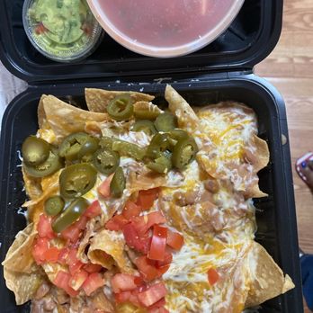 Chile Verde - No meat Nachos - Mexican Near Me - Carson, California
