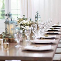Diamond and Pearl services - Beautiful setup at The Farmhouse