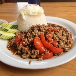 Thai Chili Ouray - Pad Ka-Prow pork