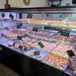 Hermiston Donut Shop - Doughnut case
