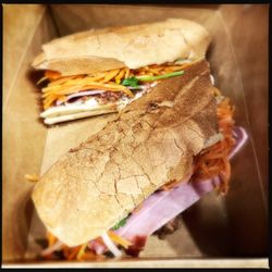 Pho Tibet - Classic bahn mi sandwich (Vietnamese ham, smoked ham, ground pork, w/ marrow mayo pâté)