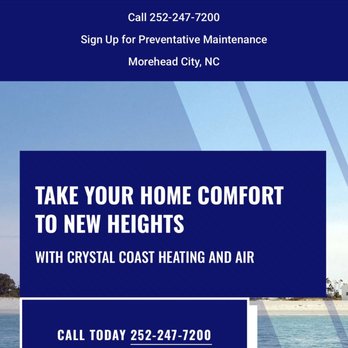 Crystal Coast Heating and Air - Heating & Air Conditioning/HVAC Near Me - Morehead City, North Carolina Crystal Coast Heating and Air - Heating & Air Conditioning/HVAC Near Me - Morehead City, North Carolina