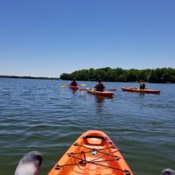 Peninsula Kayak Company - Perfect, calm waters were a breeze to navigate, and we even got to take a dip in!