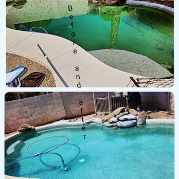 Ocean Wave Pool Services - Got Algae? No problem! Get your pool crystal clear again! - Pool Cleaners Near Me - Gilbert, Arizona