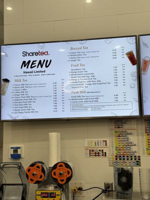 Menu photo 6 Sharetea Honolulu, HI