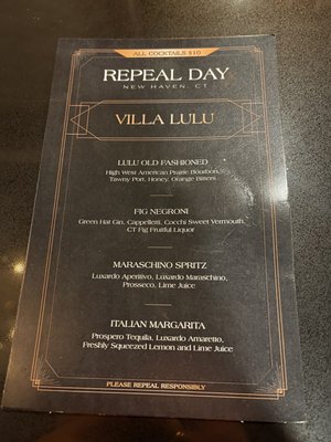 Menu photo 5 Villa Lulu New Haven, CT Menu photo 5 Villa Lulu New Haven, CT