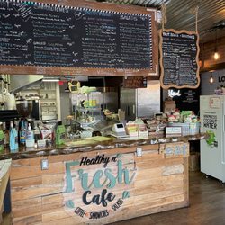 Healthy N Fresh Cafe - Interior of cafe