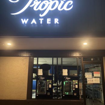 Tropic Water - Inside closed but dispenser open - Water Delivery Near Me - Lahaina, Hawaii