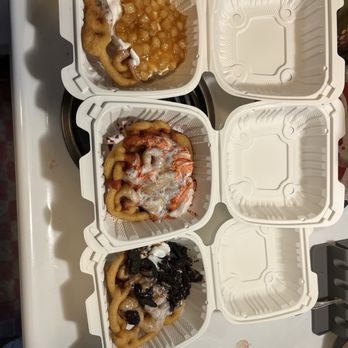 Wienerschnitzel - Oreo Caramel Funnel Cake, Apple Pie Funnel Cake, Strawberry Funnel Cake - Hot Dogs Near Me - Everett, Washington Wienerschnitzel - Oreo Caramel Funnel Cake, Apple Pie Funnel Cake, Strawberry Funnel Cake - Hot Dogs Near Me - Everett, Washington