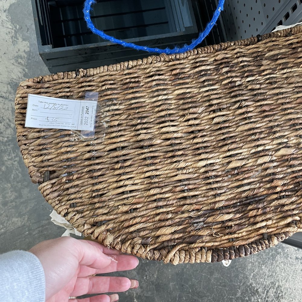 Snowline Thrift - Placerville - $35 wicker hamper with exterior cat claw damage. - Thrift Stores Near Me - Placerville, California Snowline Thrift - Placerville - $35 wicker hamper with exterior cat claw damage. - Thrift Stores Near Me - Placerville, California